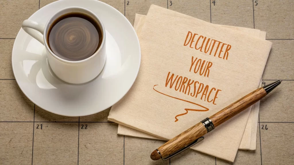 An organized workspace to enhance productivity and improve your life