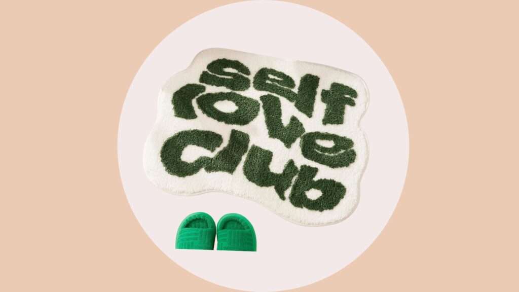 self-love club rug
