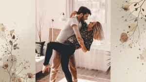 romantic slow dance couple